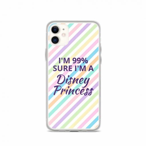The iPhone case's “I’m A Disney Princess” design suits to your mood surprisingly well. It’s a great idea that transforms your favorite iPhone into a fashion accessory. This sleek phone case protects your phone from scratches, dust, oil, and dirt. It has a solid back and flexible sides that make it easy to take on and off, with precisely aligned port openings. We use UV printing technology for this phone casе.This mobile accessory is available for iPhone SE, iPhone 12 mini, iPhone 12, iPhone 12 Pro, iPhone 12 Pro Max, iPhone 11, iPhone 11 Pro, iPhone 11 Pro Max, iPhone X/XS, iPhone XS Max, iPhone XR, iPhone 7/8, iPhone 7 Plus/8 Plus. iphone case