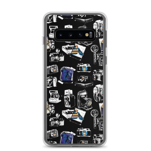 A must-have accessory for your Samsung phone, that exceeds your expectations. "Cameras" is a truly unique design in Patterns Category, created to fit your style. This scratch resistant Samsung case will also protect your phone from dust, oil and dirt. It has a solid back and flexible sides that make it easy to take on and off, with precisely aligned cuts and holes. We use UV printing technology for this phone casе. Available for Samsung Galaxy S20, Samsung Galaxy S20 Plus, Samsung Galaxy S20,  UltraSamsung Galaxy S10, Galaxy S10 +, Galaxy S10e. samsung case