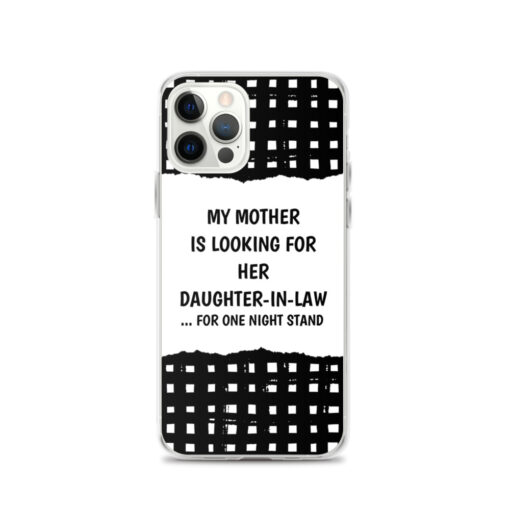 The iPhone case's “Daughter – In – Law …” design suits to your mood surprisingly well. It’s a great idea that transforms your favorite iPhone into a fashion accessory. This sleek phone case protects your phone from scratches, dust, oil, and dirt. It has a solid back and flexible sides that make it easy to take on and off, with precisely aligned port openings. We use UV printing technology for this phone casе.This mobile accessory is available for iPhone SE, iPhone 12 mini, iPhone 12, iPhone 12 Pro, iPhone 12 Pro Max, iPhone 11, iPhone 11 Pro, iPhone 11 Pro Max, iPhone X/XS, iPhone XS Max, iPhone XR, iPhone 7/8, iPhone 7 Plus/8 Plus. iphone case