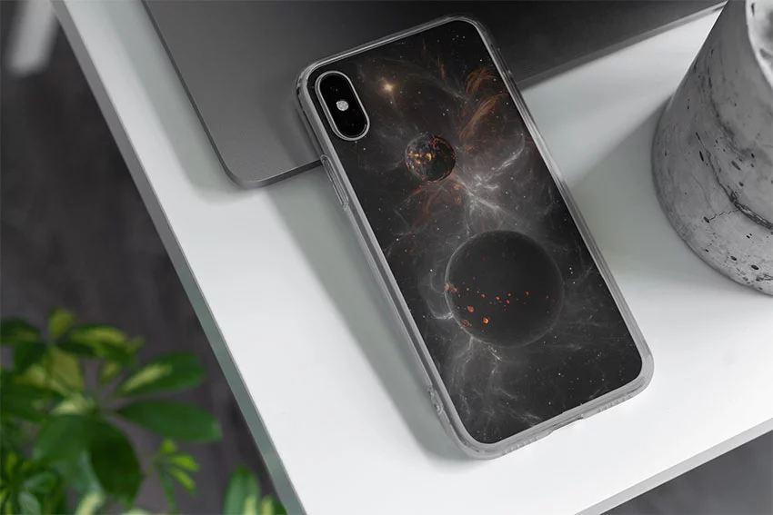 Black Universe Phone Case