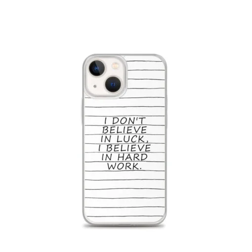 The iPhone case's “Hard Work” design suits to your mood surprisingly well. It’s a great idea that transforms your favorite iPhone into a fashion accessory. This sleek phone case protects your phone from scratches, dust, oil, and dirt. It has a solid back and flexible sides that make it easy to take on and off, with precisely aligned port openings. We use UV printing technology for this phone casе.This mobile accessory is available for iPhone 12 mini, iPhone 12, iPhone 12 Pro, iPhone 12 Pro Max, iPhone 13 mini, iPhone 13, iPhone 13 Pro, iPhone 13 Pro Max, iPhone 14, iPhone 14 Plus, iPhone 14 Pro, iPhone 14 Pro Max, iPhone 15, iPhone 15 Plus, iPhone 15 Pro, iPhone 15 Pro Max. iphone case