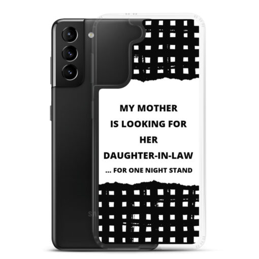 A must-have accessory for your Samsung phone, that exceeds your expectations. "Daughter – In – Law…" is a truly unique design in Quotes Category, created to fit your style. This scratch resistant Samsung case will also protect your phone from dust, oil and dirt. It has a solid back and flexible sides that make it easy to take on and off, with precisely aligned cuts and holes. We use UV printing technology for this phone casе. Available for Samsung Galaxy S20, Samsung Galaxy S20 Plus, Samsung Galaxy S20,  UltraSamsung Galaxy S10, Galaxy S10 +, Galaxy S10e. samsung case
