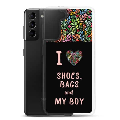 A must-have accessory for your Samsung phone, that exceeds your expectations. "I love my boy" is a truly unique design in Quotes Category, created to fit your style. This scratch resistant Samsung case will also protect your phone from dust, oil and dirt. It has a solid back and flexible sides that make it easy to take on and off, with precisely aligned cuts and holes. We use UV printing technology for this phone casе. Available for Samsung Galaxy S20, Samsung Galaxy S20 Plus, Samsung Galaxy S20,  UltraSamsung Galaxy S10, Galaxy S10 +, Galaxy S10e. samsung case